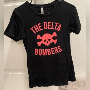The Delta Bombers band tee. Women’s size Medium.